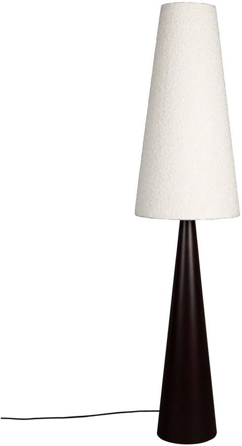 Dutchbone Miki Vloerlamp| Staande lamp Bouclé Hout Beige