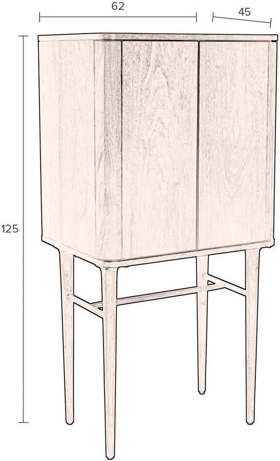 Dutchbone | Dutchbone | Kast Morrison | Woonkamer meubels | BergkastKast | Woonkamer meubels | BergkastKast - Foto 3