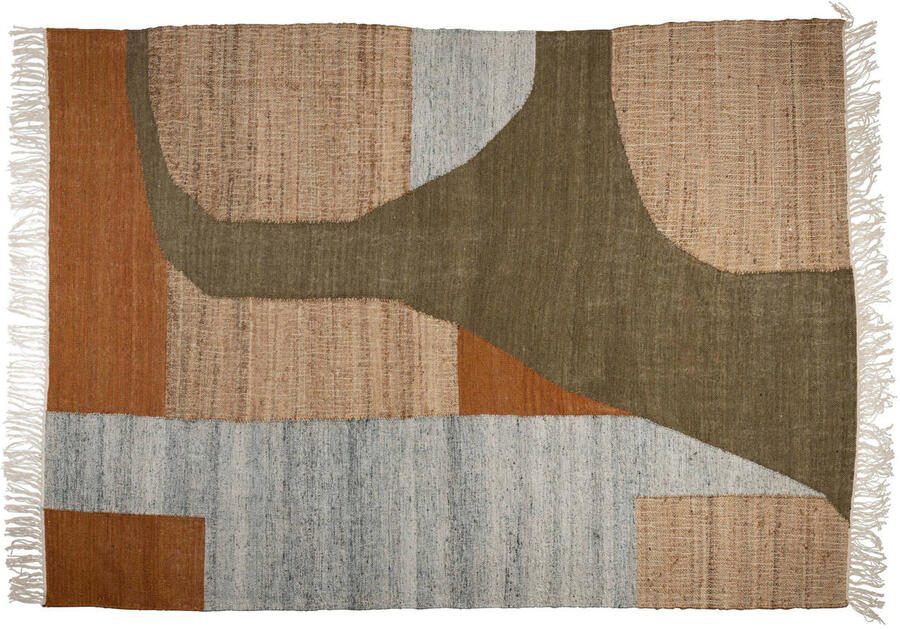 Dutchbone | Dutchbone | Vloerkleed Pavilion 160x230 Natural Green Brown | Woonaccessoires | Vloerkleed | Woonaccessoires | Vloerkleed - Foto 2