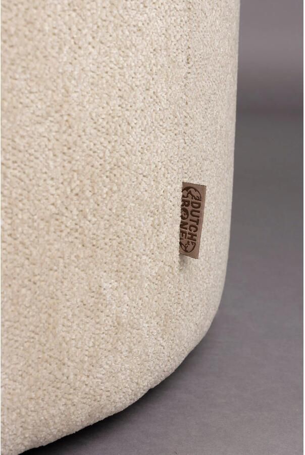 Dutchbone | Poef Rocca Latte | Woonaccessoires | Poef - Foto 3