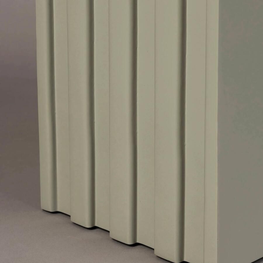 Dutchbone Clayton Bijzettafel Vierkant 40x40 cm Marmer Grijs