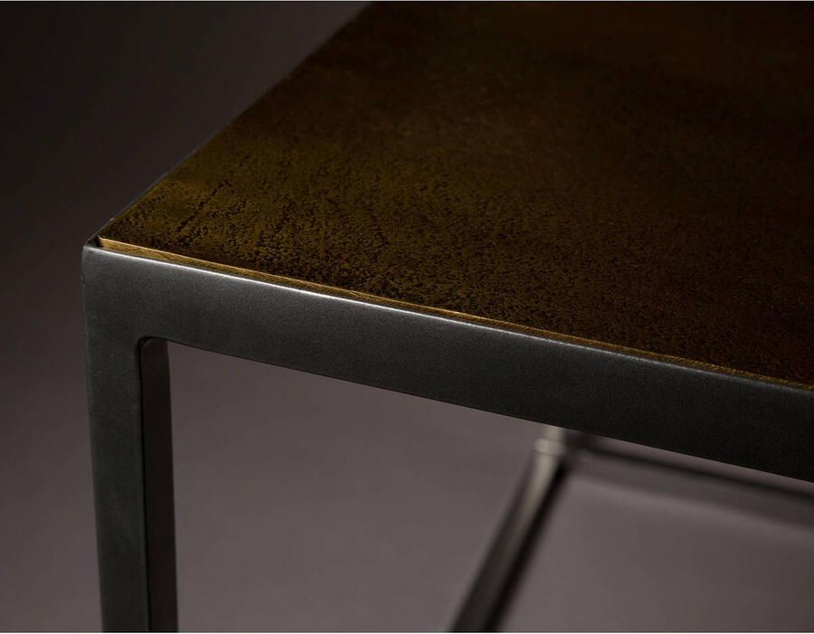 Dutchbone Salontafel Lee Antique Brass 110 x 55cm Hout - Foto 3