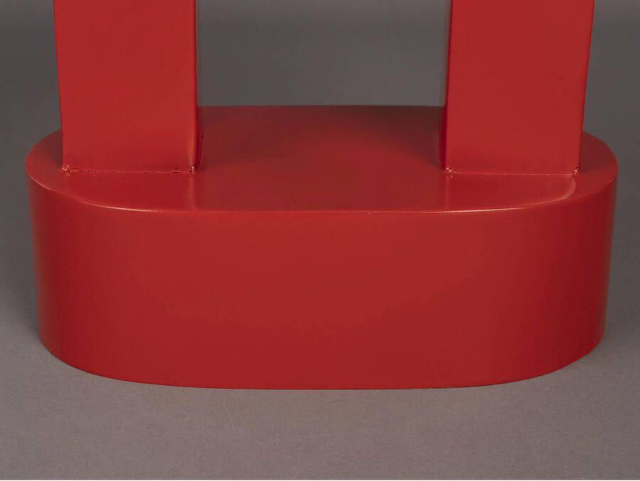 Dutchbone Bijzettafel Magenta 36 x 20cm Rood Ovaal