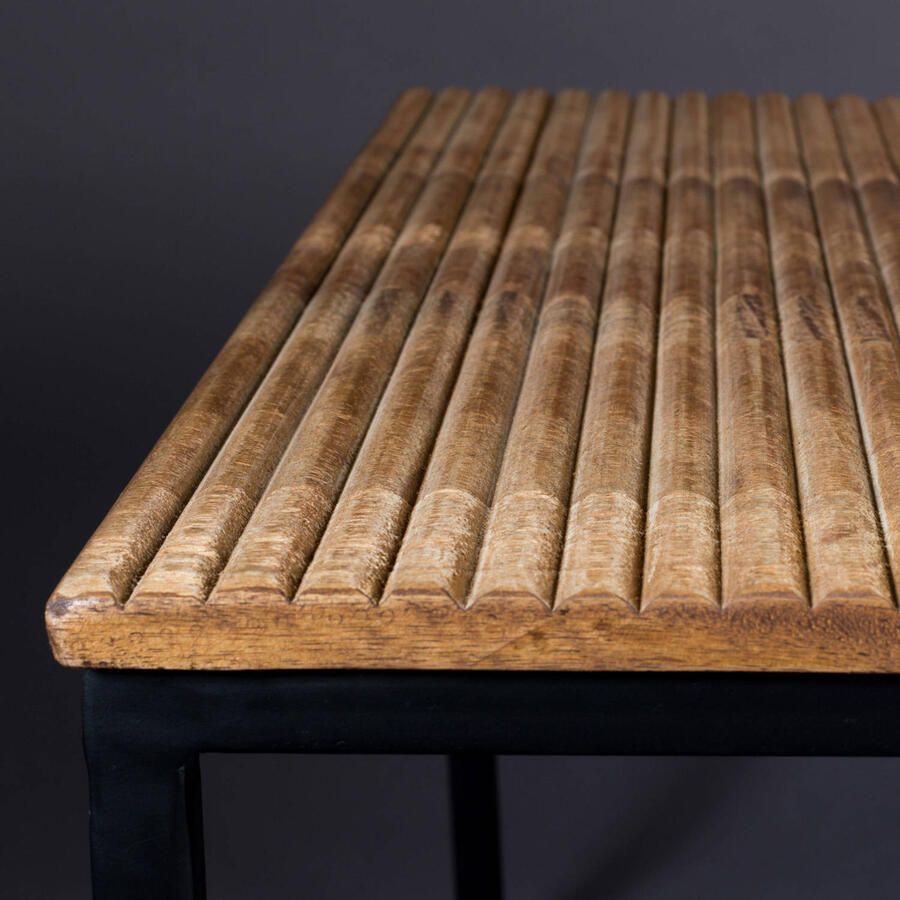 Dutchbone Salontafel Randi Mangohout 110 x 60cm - Foto 3