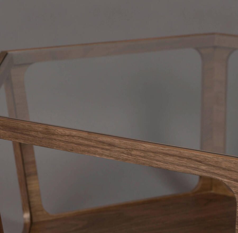 Dutchbone Salontafel Sita 92.5 x 80cm Hout - Foto 4