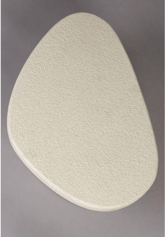Dutchbone Organische Salontafel Veda Gerecycled marmer 74 x 49cm Beige - Foto 3