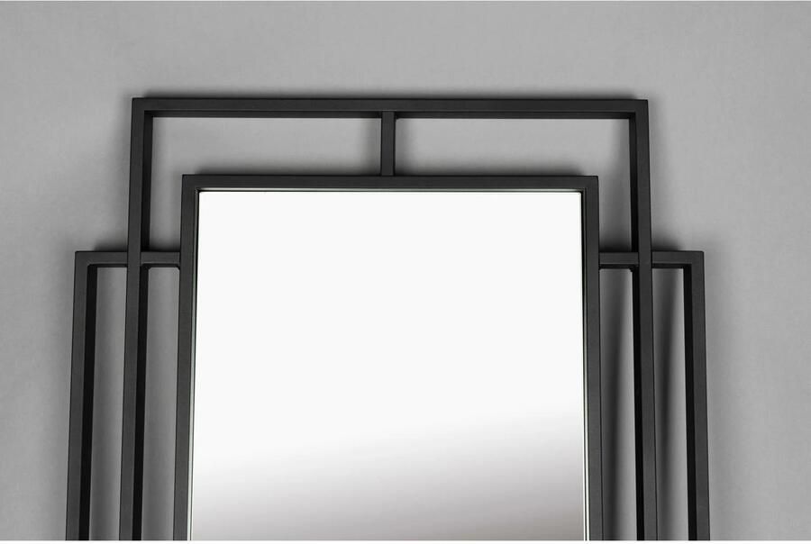 Dutchbone Staande Spiegel Ramsey 170 x 60cm Zwart Passpiegel - Foto 2