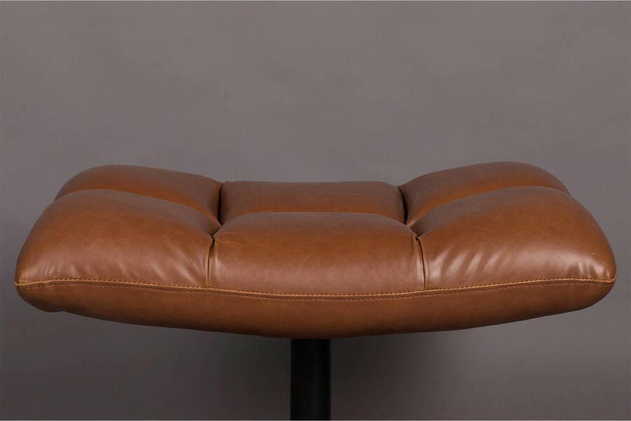 Dutchbone Hocker Bar PU Vintage Bruin