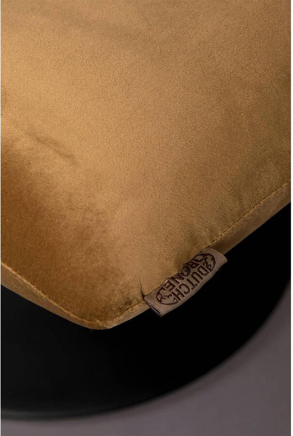 Dutchbone Bar Hocker Velvet Goud Bruin - Foto 4