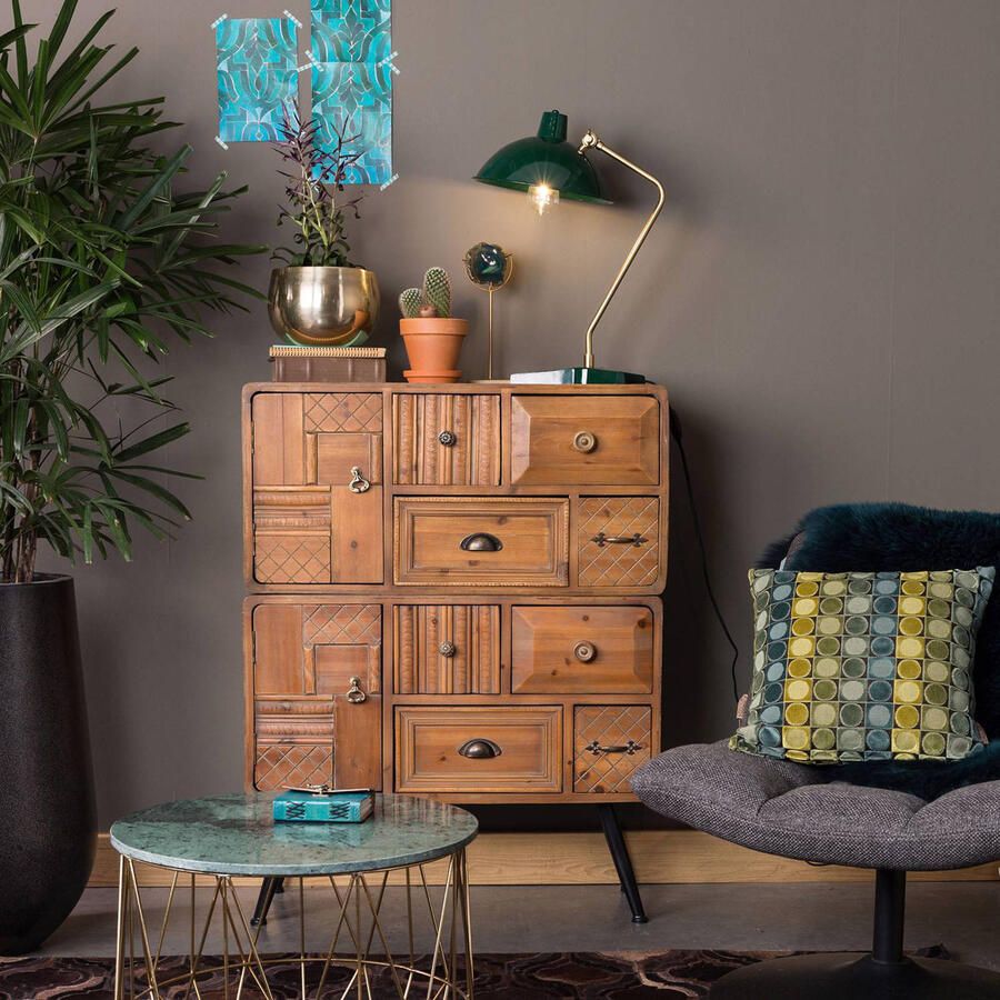 Dutchbone Opbergkast Jove 105 x 80cm Hout - Foto 4