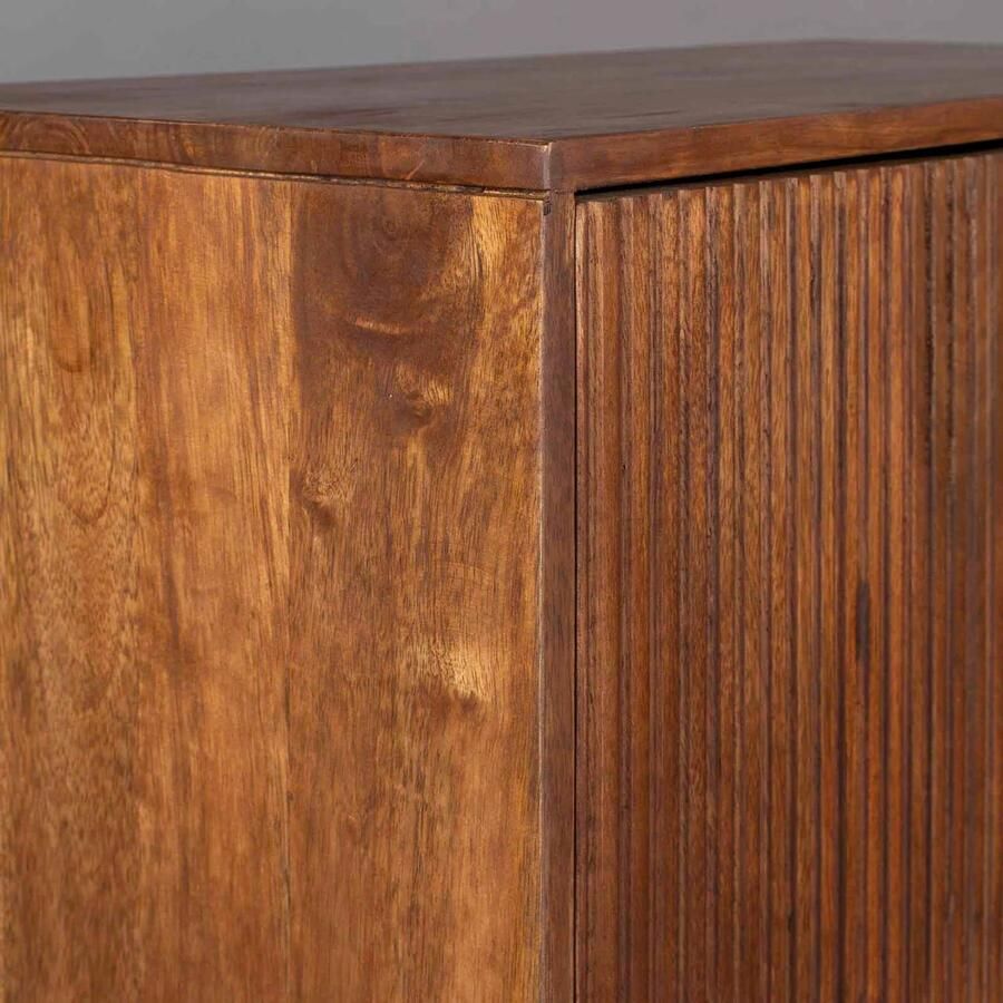 Dutchbone Opbergkast Saroo 125 x 80cm Mangohout Bruin - Foto 4