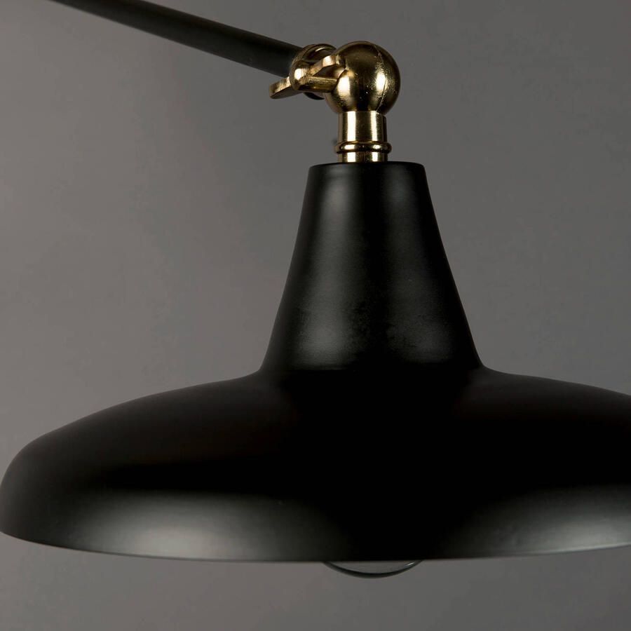 Dutchbone Wandlamp Hector 30cm Zwart - Foto 1