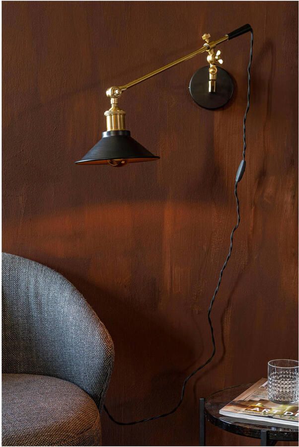 Dutchbone Wandlamp Penelope Zwart