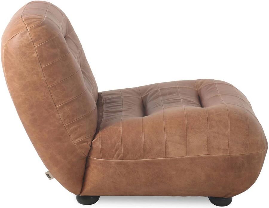 Dutchbone | Fauteuil Wyatt Wax Leather Cognac | Zitmeubels woonkamer | Fauteuil - Foto 2