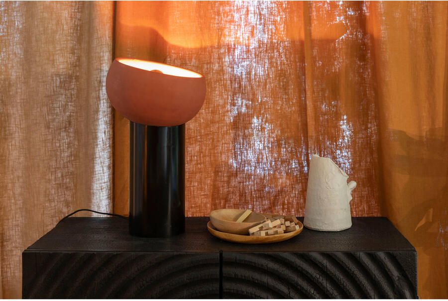 Dutchbone Tafellamp Zahra Terracotta 47cm Oranje - Foto 2