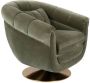 Dutchbone Fauteuil 'Member' kleur Olive - Thumbnail 2