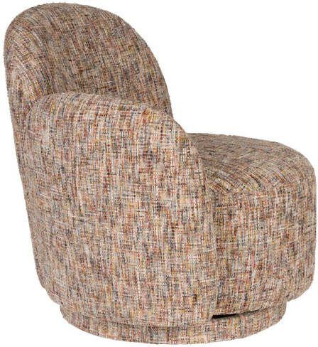 Dutchbone Fauteuil Rose Geweven stof Rose