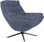 Dutchbone Vince Fauteuil Blauw - Thumbnail 2