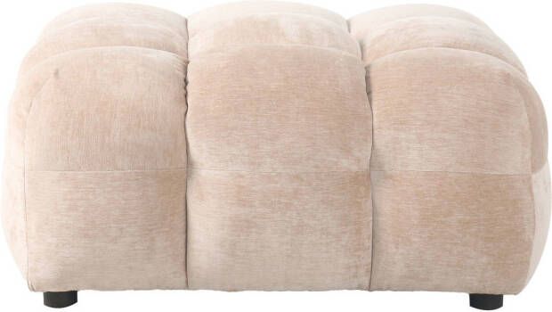 Dutchbone Hackman Hocker Velours Beige
