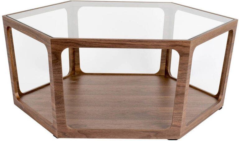 Dutchbone Salontafel Sita 92.5 x 80cm Hout - Foto 3