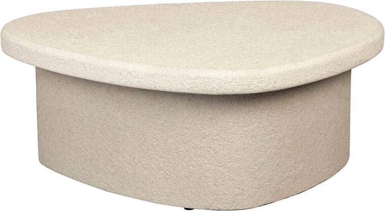 Dutchbone Organische Salontafel Veda Gerecycled marmer 74 x 49cm Beige - Foto 4