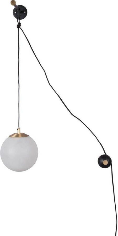 Dutchbone Wandlamp Bulan 76cm Zwart - Foto 2