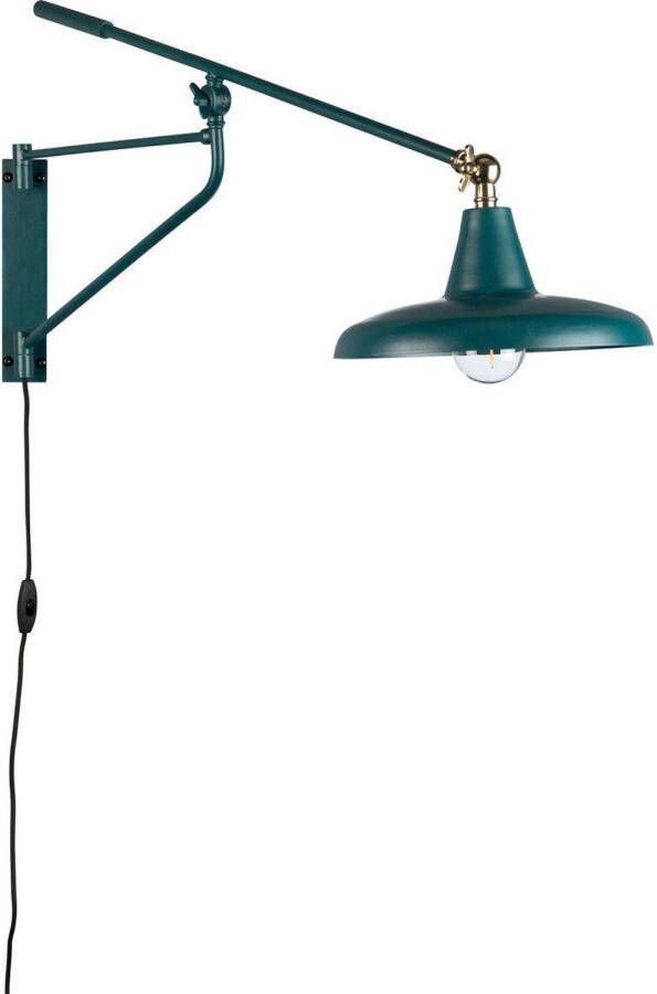 Dutchbone Wandlamp Hector 30cm Teal - Foto 3