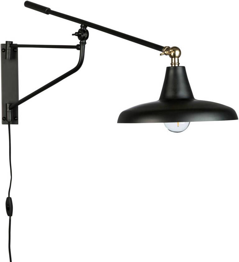 Dutchbone Wandlamp Hector 30cm Zwart - Foto 5