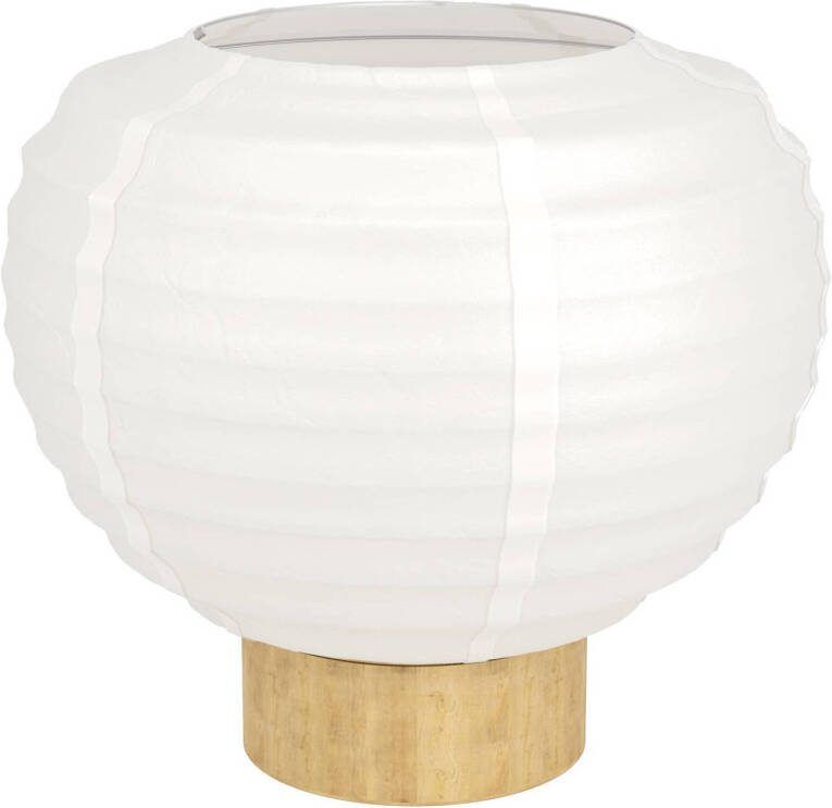 EGLO Summerhill Tafellamp E27 20 cm Wit|Bruin Papier