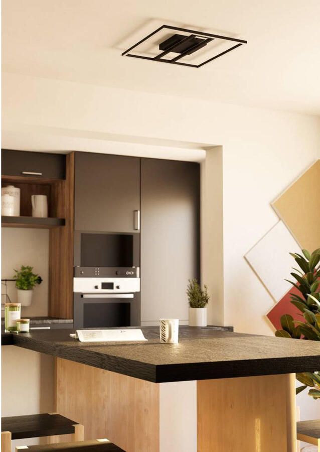 EGLO Connect .z Calagrano-Z Plafondlamp 45 cm Zwart Wit Instelbaar RGB & wit licht Dimbaar Zigbee - Foto 10