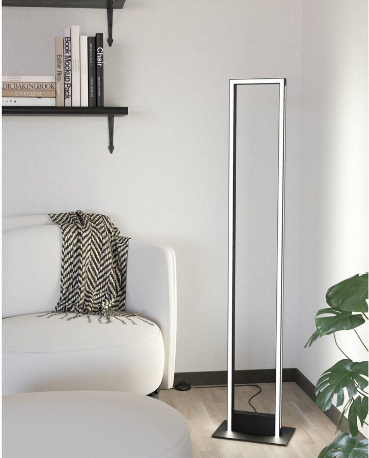 EGLO Staande lamp SALVILANAS-Z dimmbare vloerlamp zigbee app en spraakbesturing alexa (1 stuk) - Foto 4
