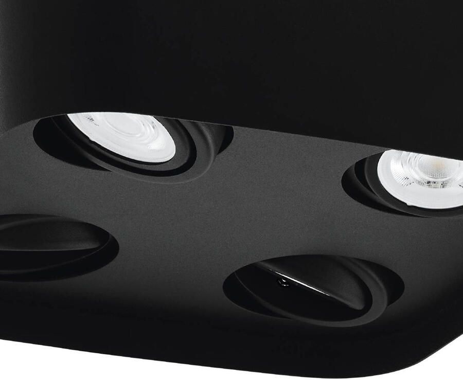 EGLO Connect.z Caminales-Z Smart Plafondlamp - GU10 - 24 cm - Zwart - Instelbaar RGB & wit licht - Dimbaar - Zigbee - Foto 8