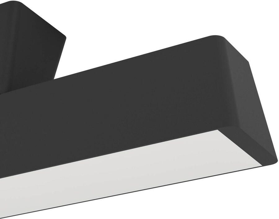 EGLO Connect.z Simolaris-Z Smart Plafondlamp - 47 cm - Zwart Wit - Instelbaar RGB & wit licht - Dimbaar - Zigbee - Foto 5