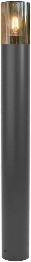 EGLO Cropani Staande lamp Buiten E27 80 cm Zwart Grijs Transparant Netstroom