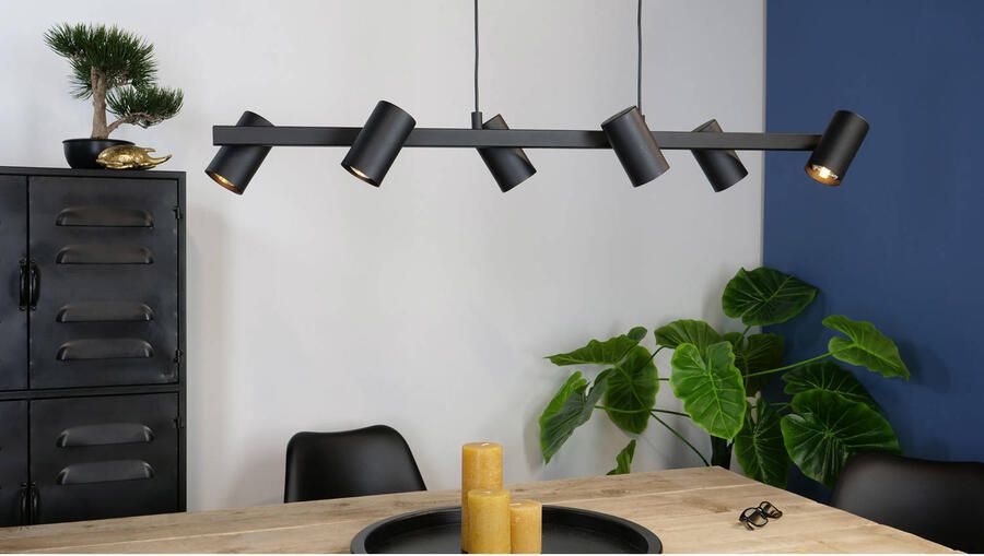 EGLO Hanglamp GATUELA 1 Hanglamp staal IP20 E14 eetkamerlamp modern lamp (1 stuk) - Foto 4