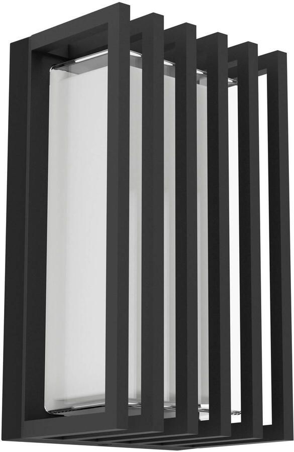 EGLO Genovese Wandlamp Buiten 24 cm Zwart Helder Instelbaar wit licht (warm neutraal en daglicht)