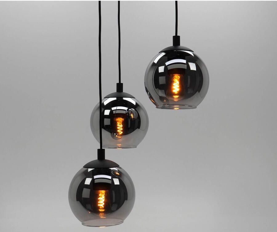 EGLO Â AriscaniÂ HanglampÂ -Â 42 5Â cmÂ -Â GlasÂ -Â 3Â lichtsÂ -Â Zwart Leen Bakker - Foto 13