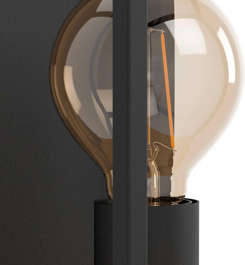 EGLO Wandlamp LIBERTAD Wandlamp staal en hout IP20 E27 woonkamerlamp lamp (1 stuk) - Foto 2