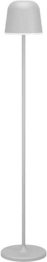 EGLO Mannera-L Vloerlamp Binnen en Buiten Draadloos 140 cm Grijs Wit Oplaadbaar Dimbaar Accu