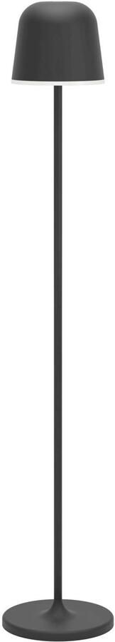 EGLO Mannera-L Vloerlamp Binnen en Buiten Draadloos 140 cm Zwart Wit Oplaadbaar Dimbaar Accu