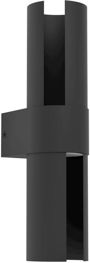 EGLO Montelauro Wandlamp Buiten 32 cm Zwart Instelbaar wit licht (warm neutraal en daglicht)