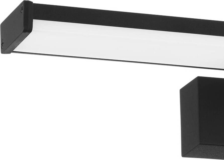 EGLO Spiegellamp PANDELLA 1 Wandlamp LED spiegellamp lamp in zwart wit IP44 (1 stuk) - Foto 9
