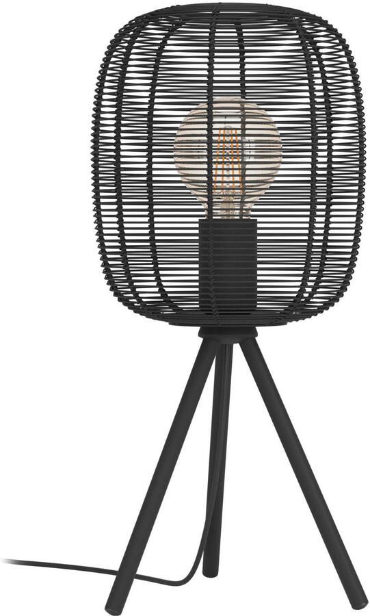 EGLO Rinroe Tafellamp E27 43.5 cm Driepoot Zwart Staal