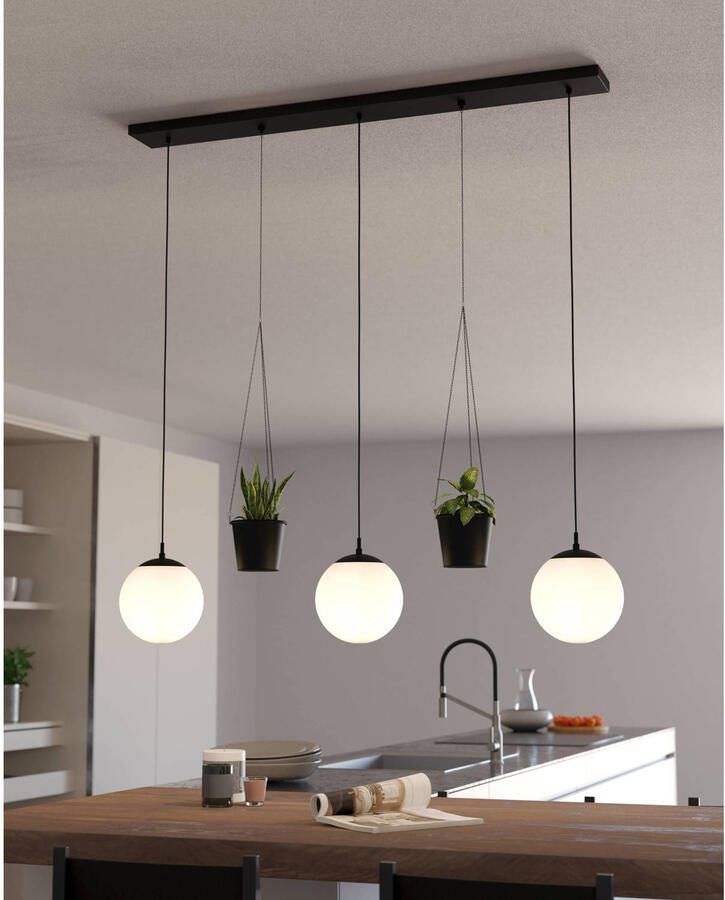 EGLO Hanglamp Rondo 3 Hanglamp met bloempot (1 stuk) - Foto 4