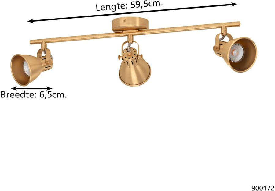 EGLO Plafondspot SERAS Spot L59 5 x B6 5 cm 3X2 8W incl. (1 stuk) - Foto 3