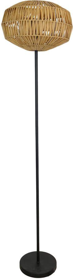 EGLO Sheldon Vloerlamp E27 153.5 cm Bruin|Zwart Papier