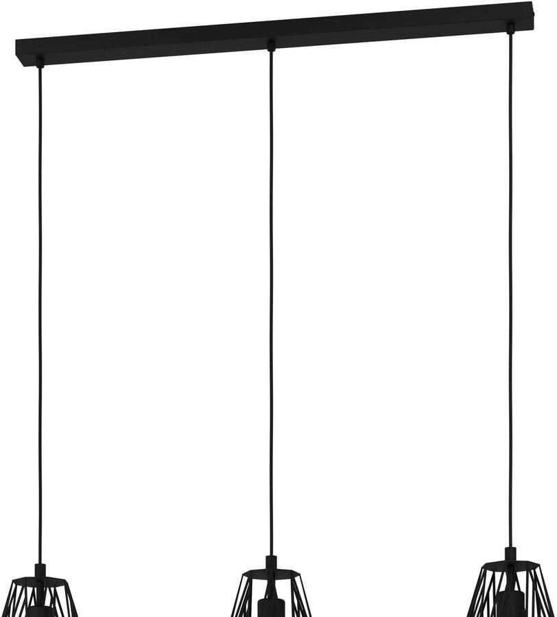 EGLO Hanglamp STYPE Hanglamp eetkamer woonkamer L96 x B20 x H110 3X40W excl. (1 stuk) - Foto 3