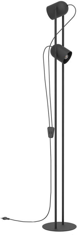 EGLO Tilston Vloerlamp E14 142.5 cm Zwart Kantelbaar