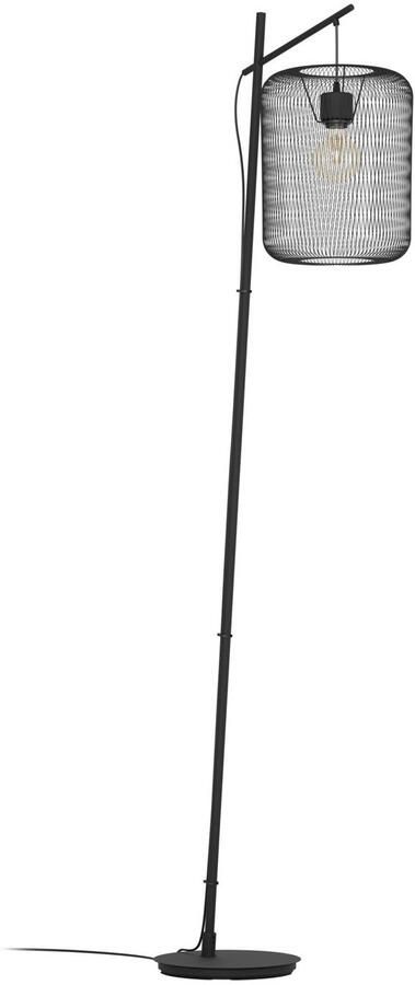 EGLO Wrington Vloerlamp E27 194 cm Zwart
