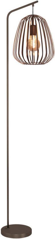 EGLO Espinal Vloerlamp E27 H 170 cm Brons Staal